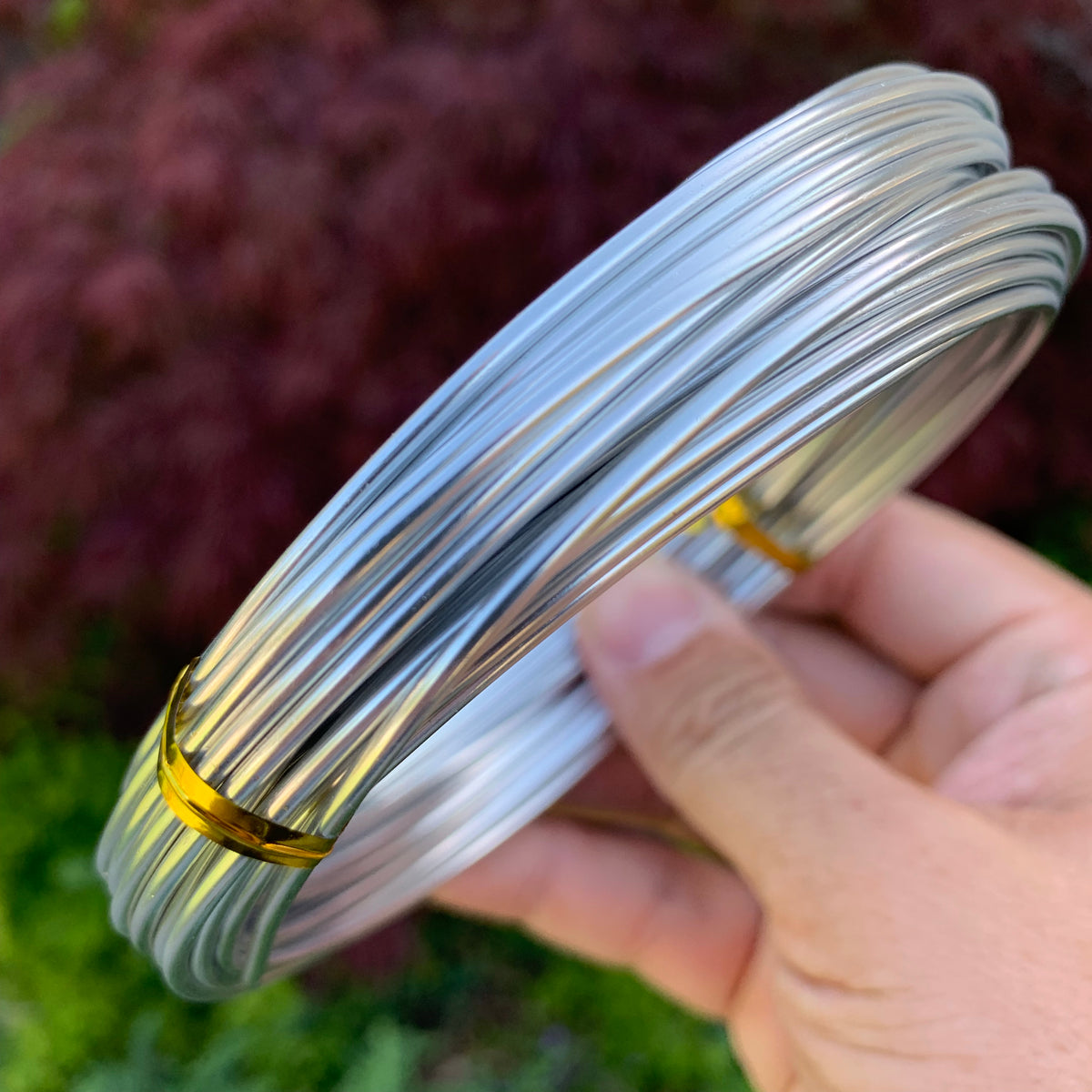 best wire for air plants 33’ Thick Gauge Hanging Wire (Silver)