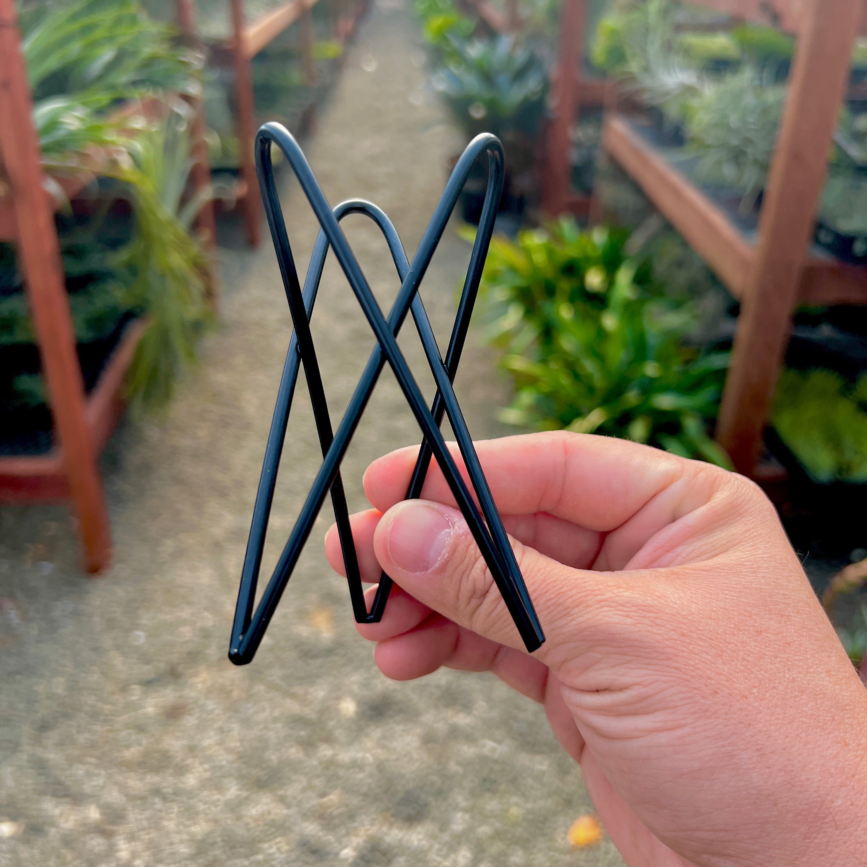 air plant black base 3 Pack Geometric Wire Air Plant Stand (Black) PLANTS NOT INCLUDED – Air Plant Hub